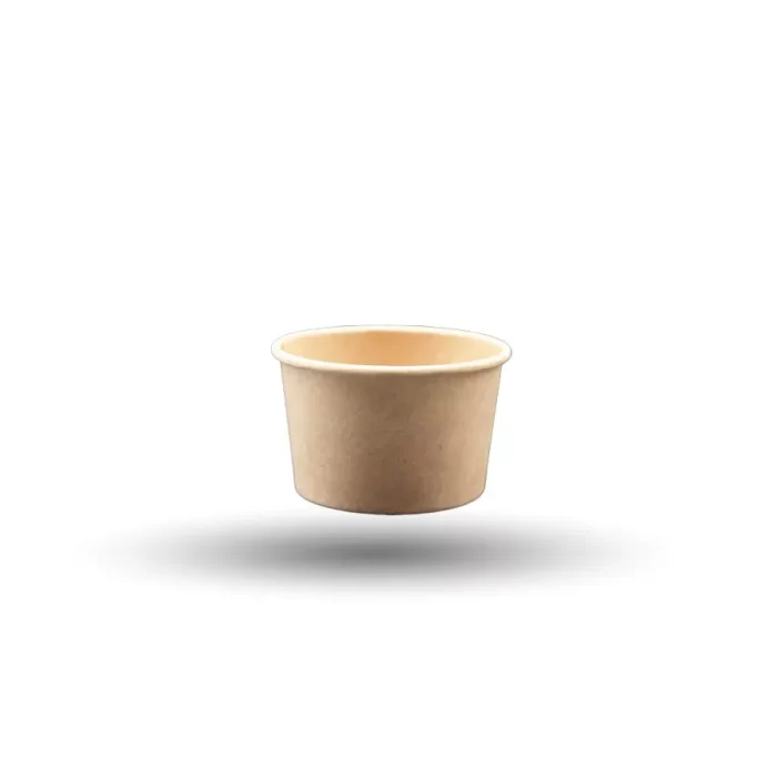 علبة آيس كريم ورقية 120 سم -4 أونص (كوب)