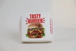 Kraft takeaway burger box 12.5x11x9 cm bulk order KSA