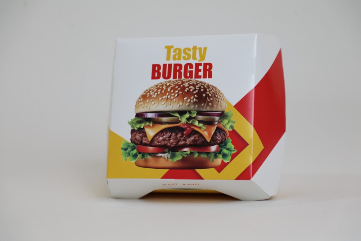 Kraft Burger Box 12×12×8 cm
