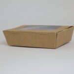 Kraft Window Food Box 3 Sizes Available | Eco-Friendly Food Packaging